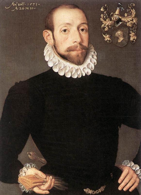POURBUS, Frans the Younger Portrait of Olivier van Nieulant af Germany oil painting art